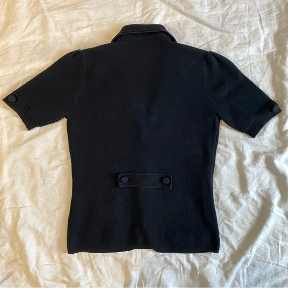 button down sweater top - Picture 3 of 3